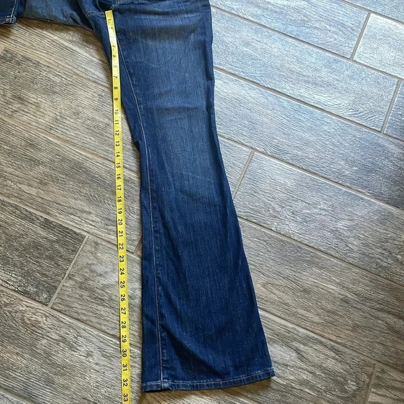 Gap 1969 demi panel sexy boot jeans Maternity size 6R Stretch Maternity - Picture 9 of 14